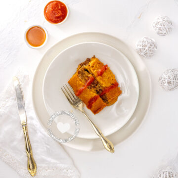 Pasteles al horno (pastelón en hoja).