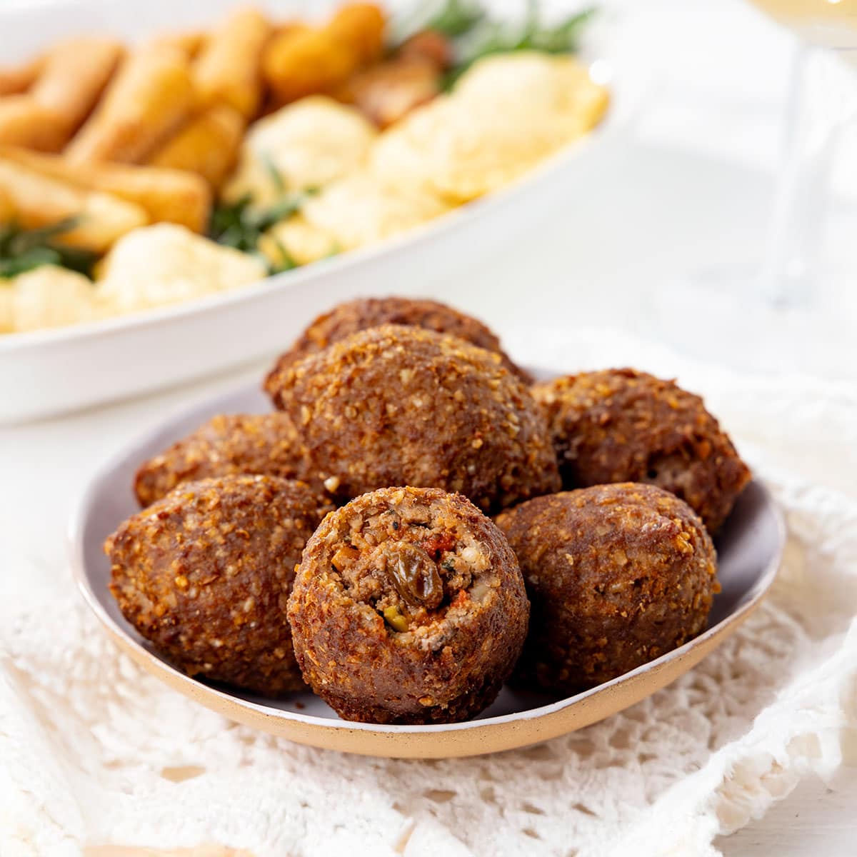 Dominican Christmas appetizers.