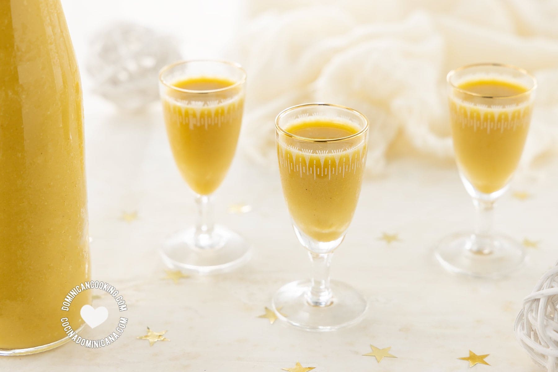 Pumpkin vegan eggnog.