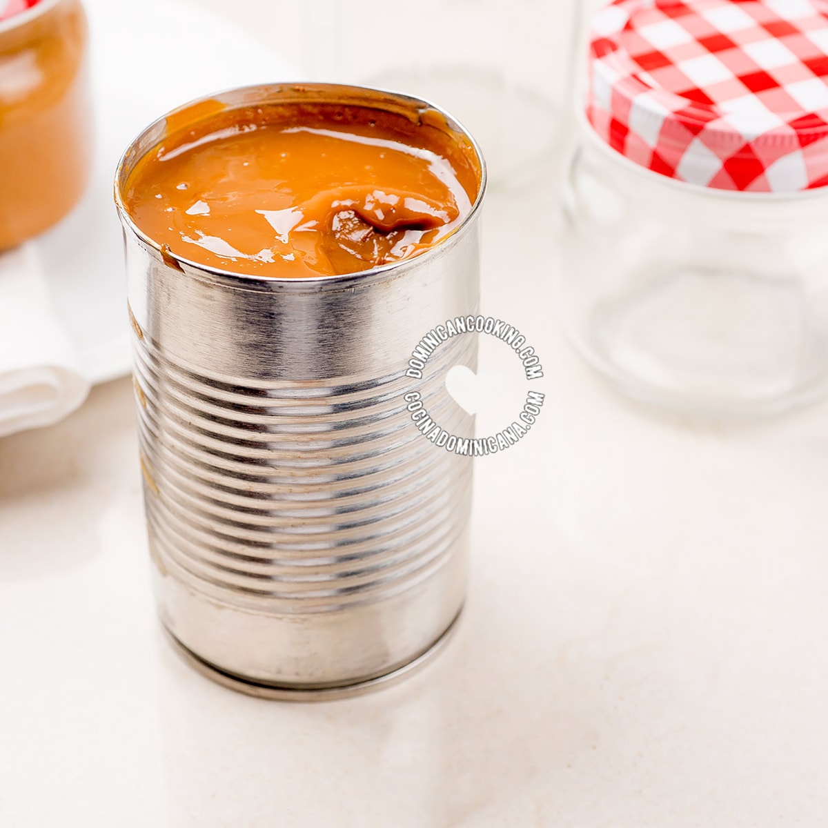 Dulce de leche cake filling.