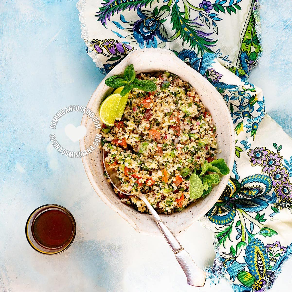 Tipili (Dominican tabbouleh).
