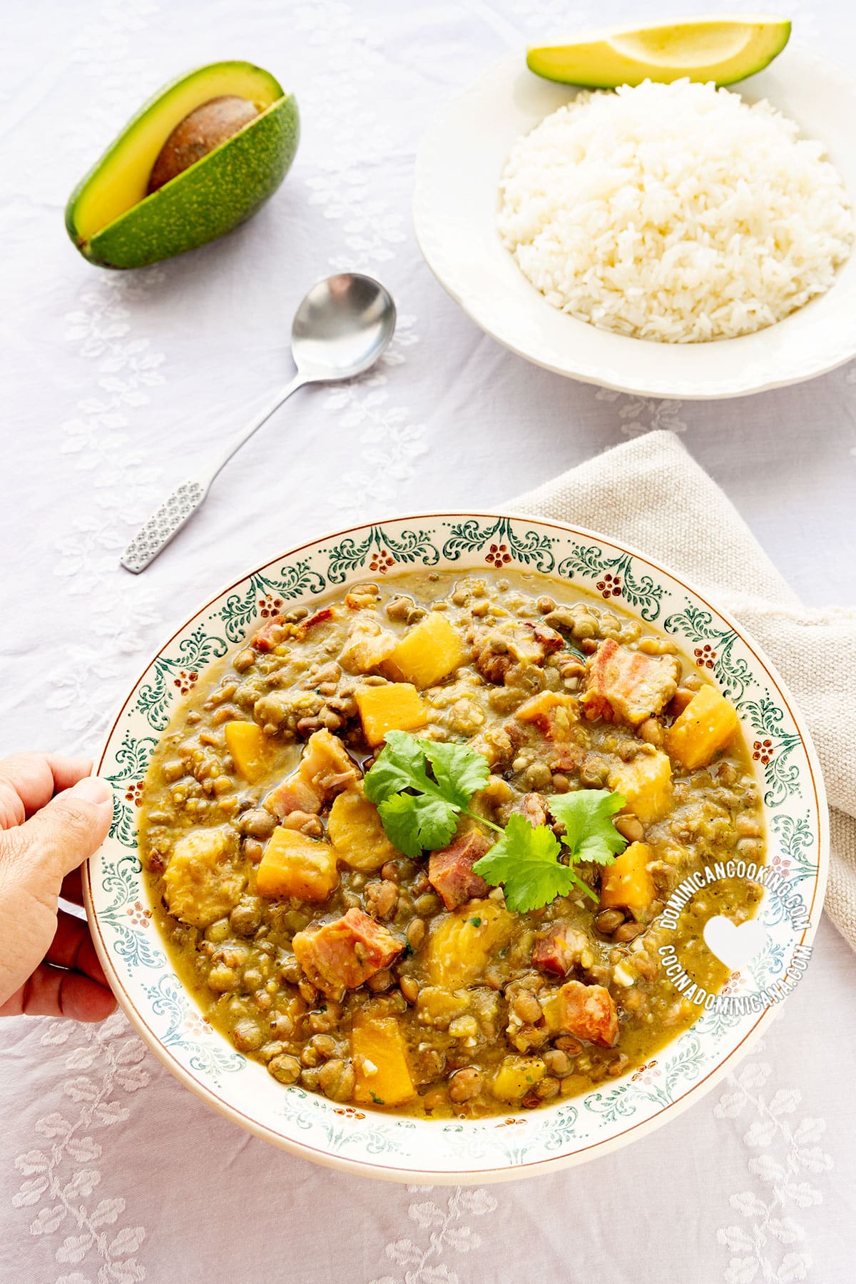 Sancocho de guandules.