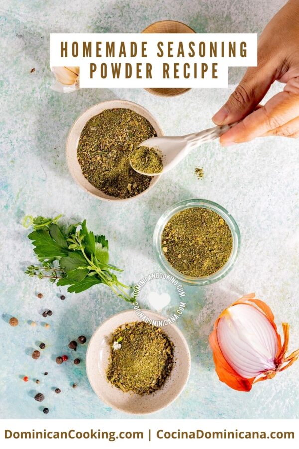 Homemade seasoning powder recipe.