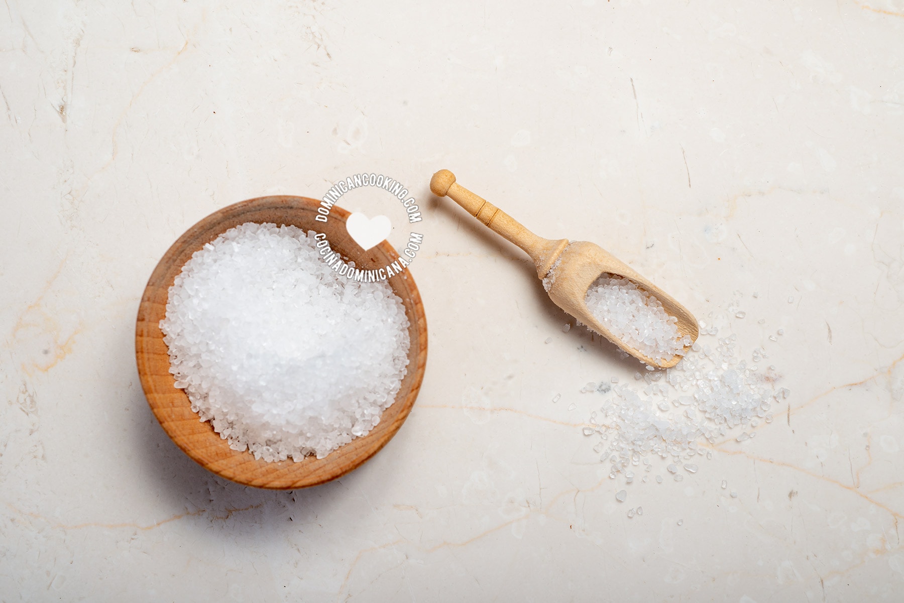 Sea salt or sal en grano.