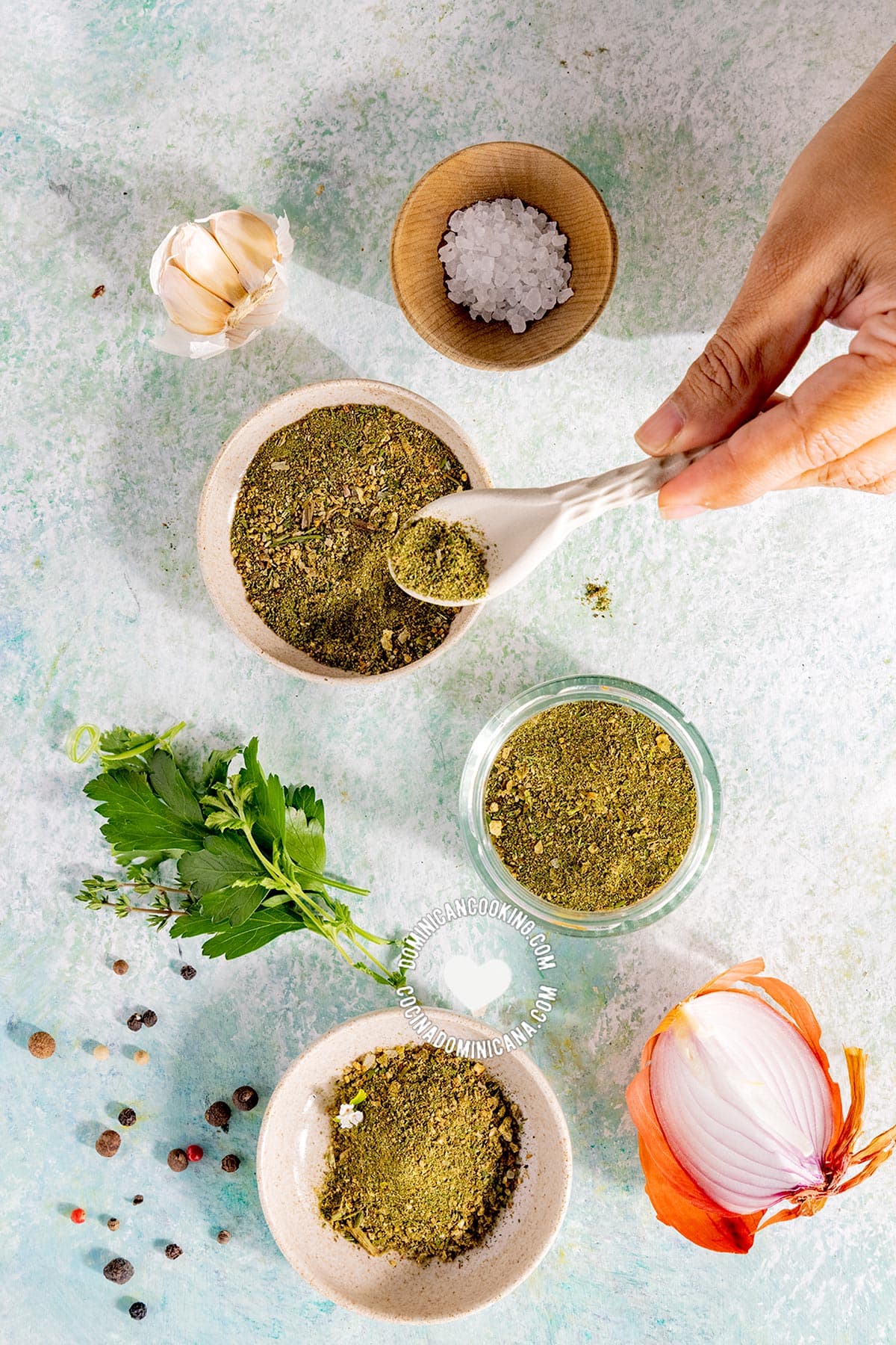 Homemade seasoning powder.