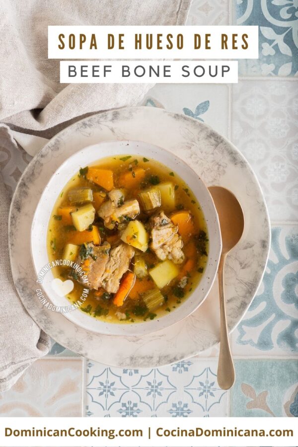 Dominican beef bone soup recipe.