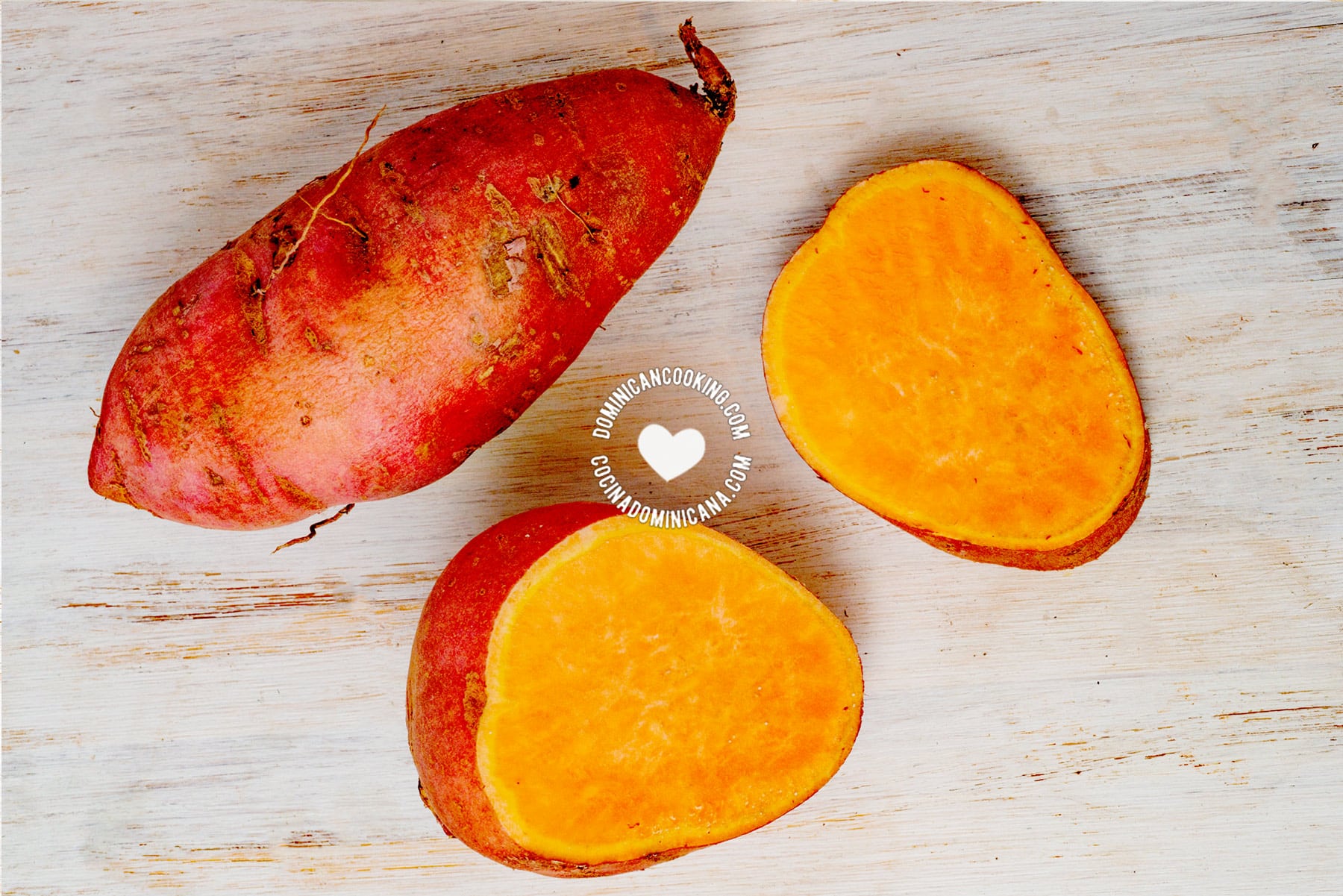 Orange sweet potato.