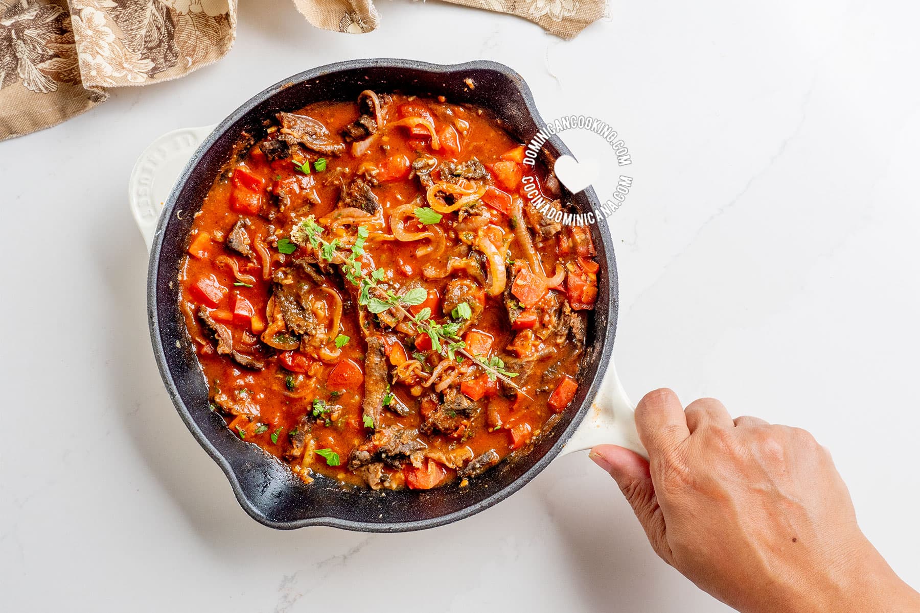 Cecina, tocino or salted meat.