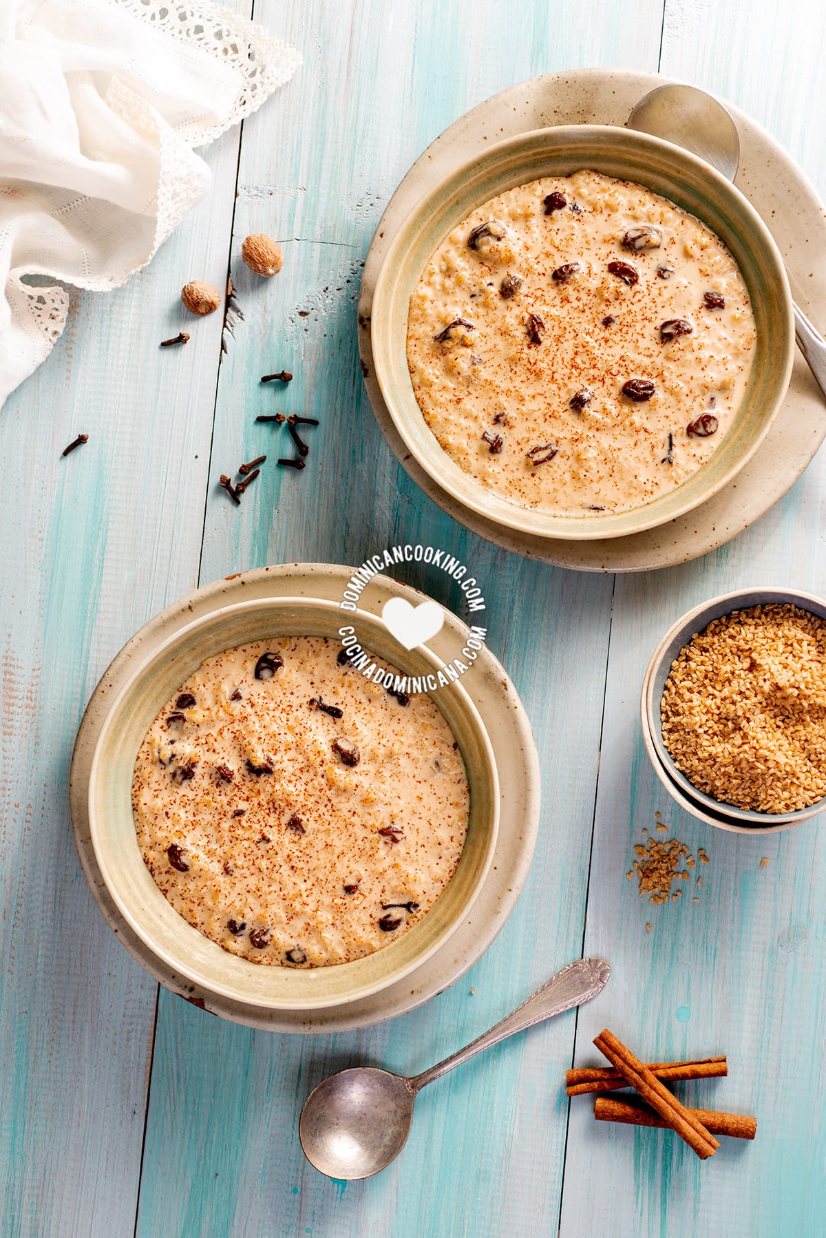 Trigo con Dulce (Dominican Bulgur Pudding)