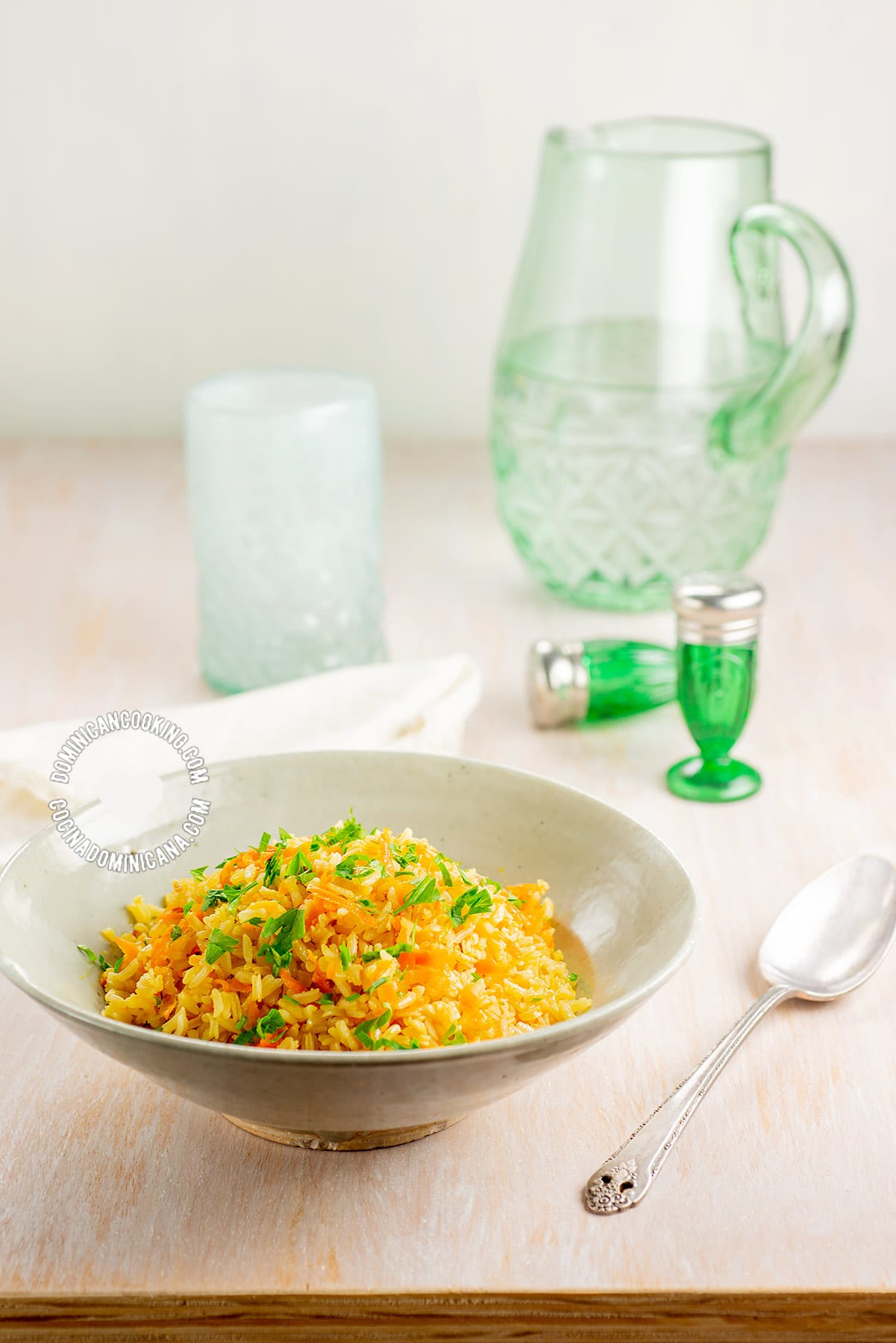 Arroz amarillo (Spanish yellow rice).