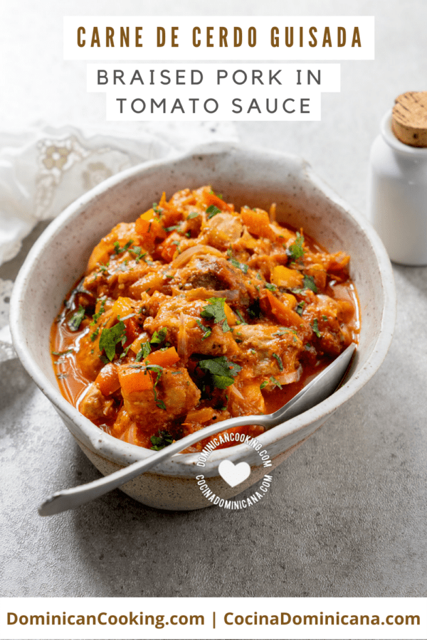 Braised pork in tomato sauce