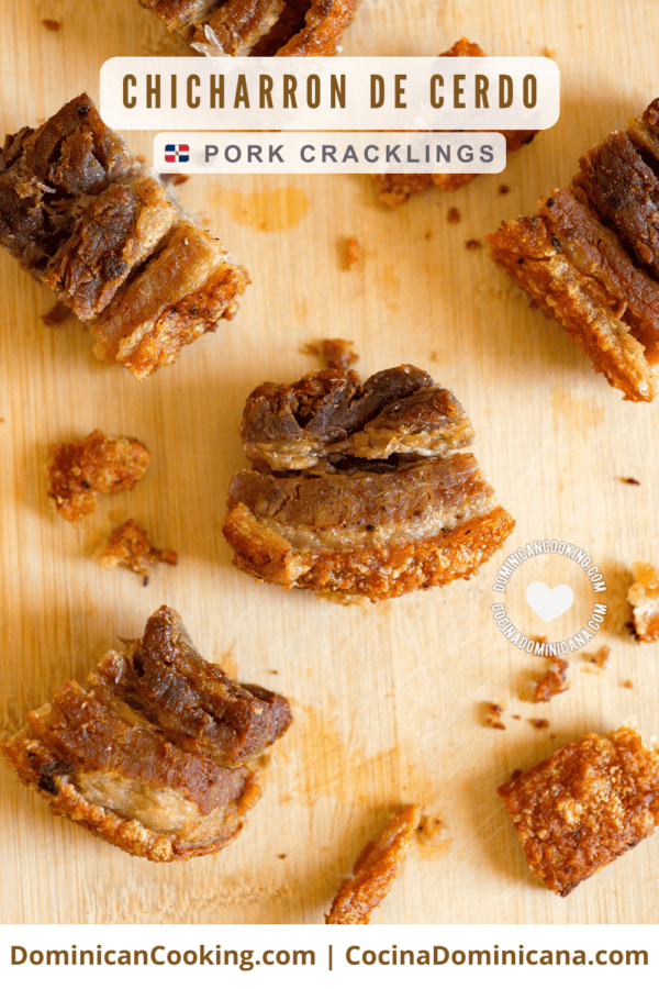 Chicharron de cerdo (fried pork rind).