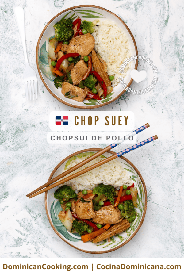 Chapsui or chopsuí (Dominican-style chop suey).