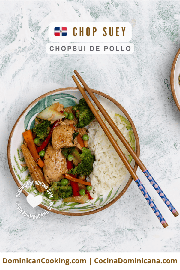 Chapsui or chopsuí (Dominican-style chop suey).