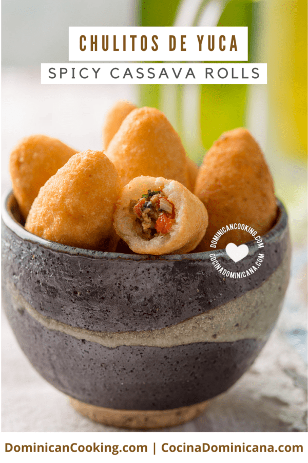 Chulitos (spicy cassava rolls) recipe.