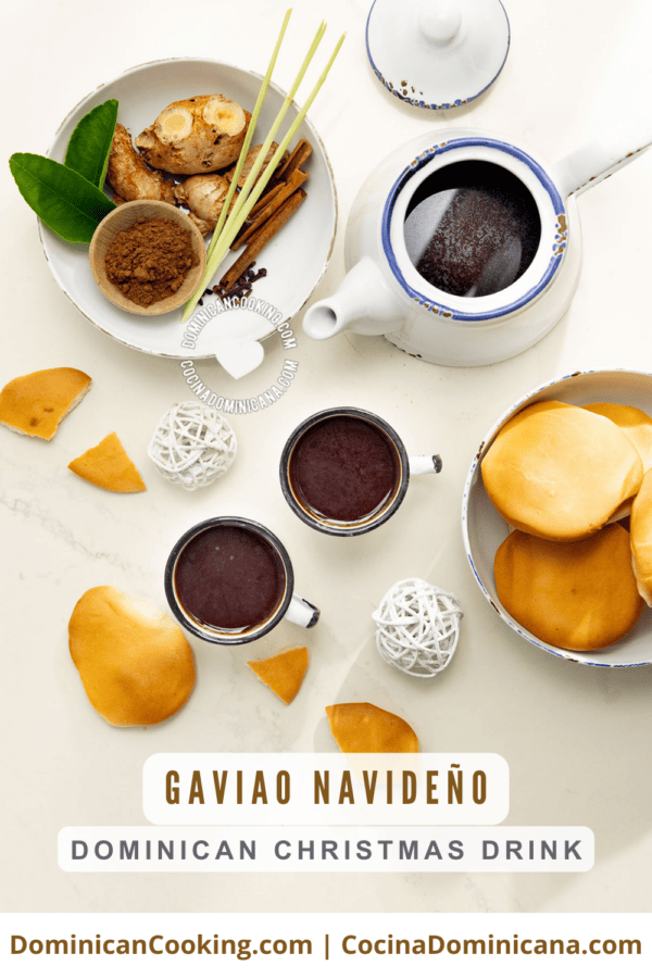 Gaviao navideño (Dominican Christmas drink.