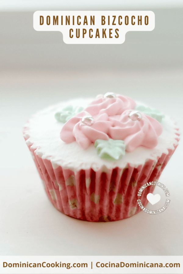 Dominican bizcocho cupcakes recipe.