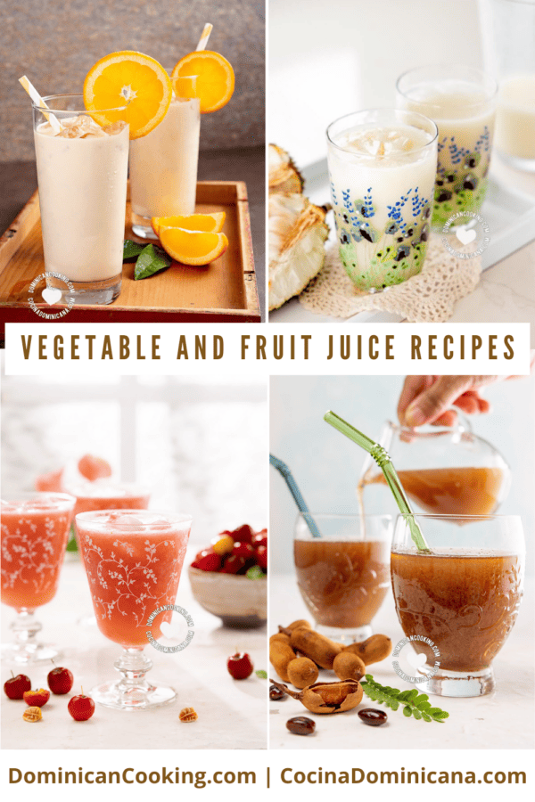 Vegetable and fruit juice recipes