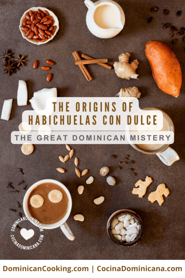 History and origins of habichuelas con dulce.