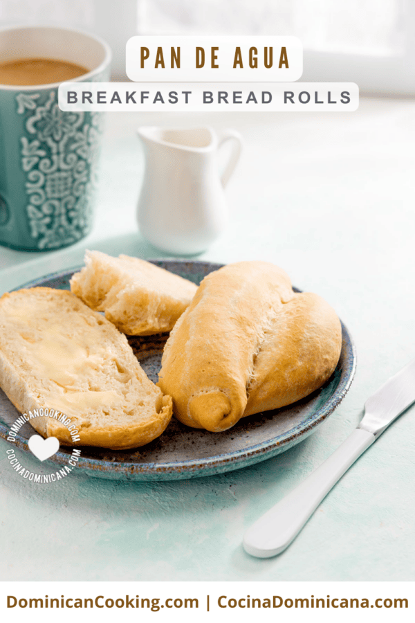 Pan de agua recipe (Dominican bread rolls).