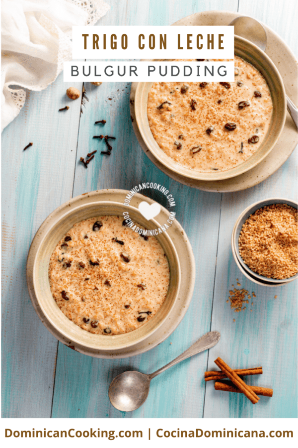 Bulgur pudding recipe